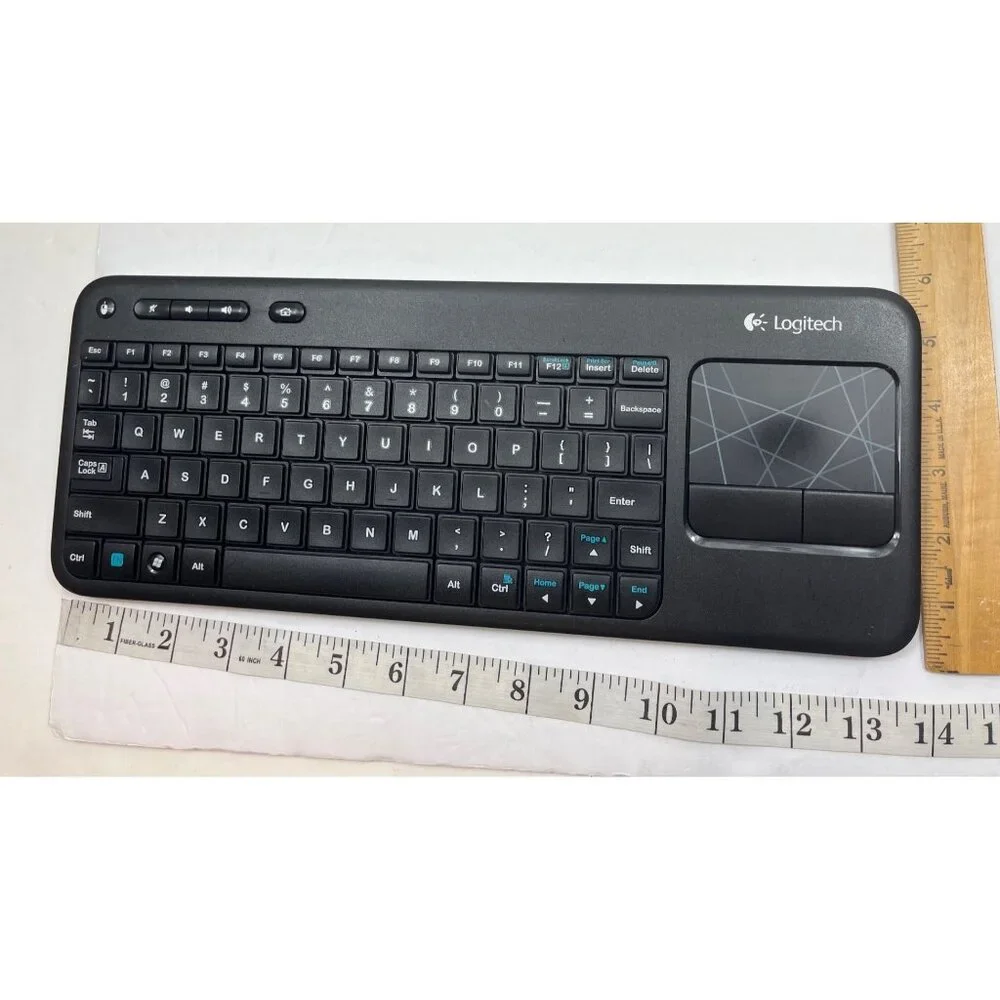 Logitech K400 Wireless Keyboard W/ Touchpad Black Compact Design 45L